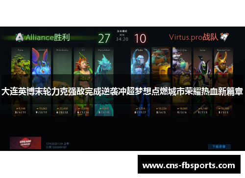大连英博末轮力克强敌完成逆袭冲超梦想点燃城市荣耀热血新篇章